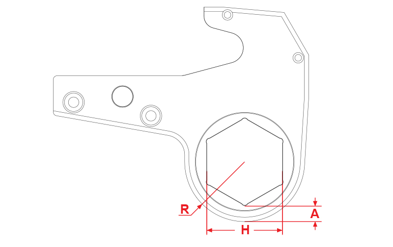 twh-series-hydraulic-torque-wrench-hexagon-drawing-1