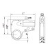 TW-H54 6.000 Nm Low Profile Hydraulic Torque Wrench