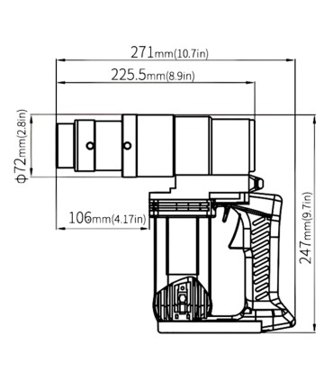 TC Bolts Electric Shear Wrench S-22LP