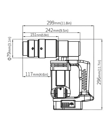 TC Bolts Electric Shear Wrench S-24G